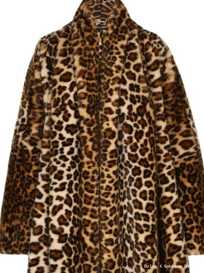 Affordable cape KIM Dolce faux-fur Women Gabbana & DOLCE&GABBANA leopard-print 0309